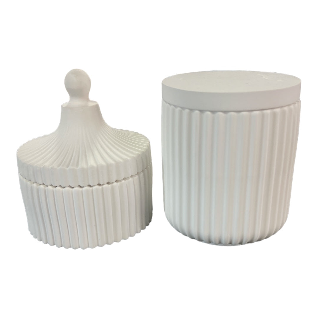 Fluted Containers Candle Kit