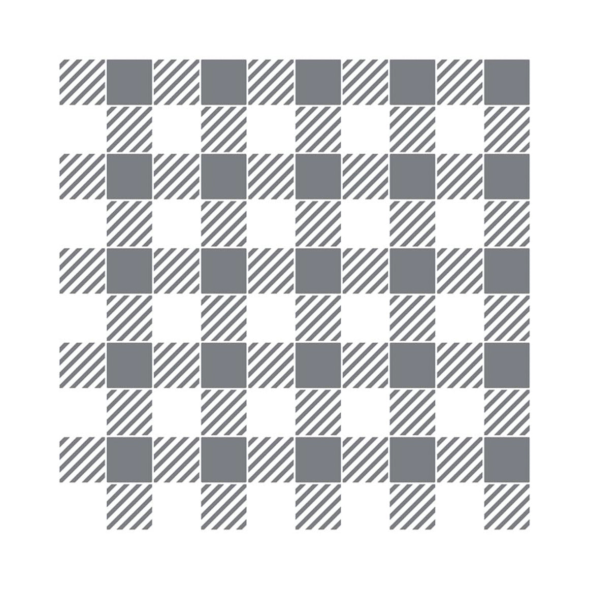 Gingham - Mesh Stencil 12x12
